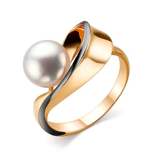Золотое кольцо с жемчугом DEFLEUR 21255A1