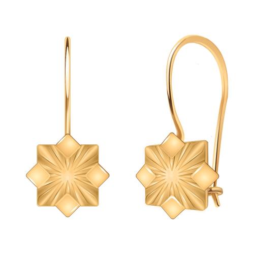 Золотые серьги АТОЛЛ 22007