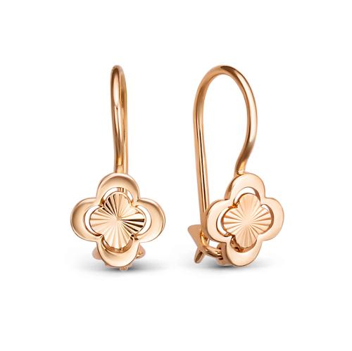 Золотые серьги DEL'TA 2204369