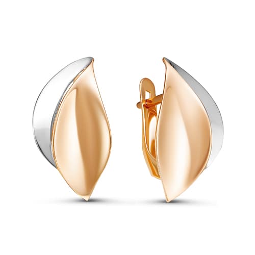 Золотые серьги DEL'TA 221197