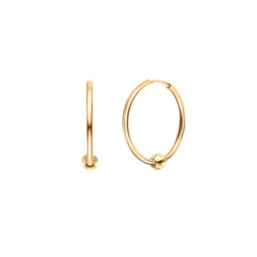 Золотые серьги конго АТОЛЛ 22143-25а-1