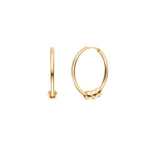 Золотые серьги конго АТОЛЛ 22143-25а-3