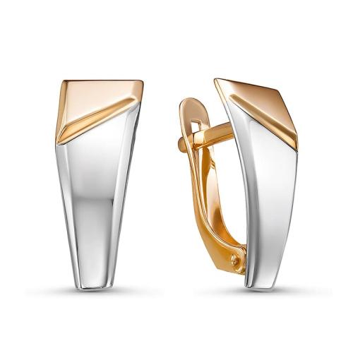 Золотые серьги DEL'TA 221615