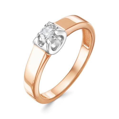 Золотое помолвочное кольцо с бриллиантом BRILLIANT STYLE 3062-110