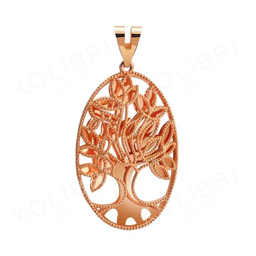 Золотая подвеска ДАРИНА 3101135