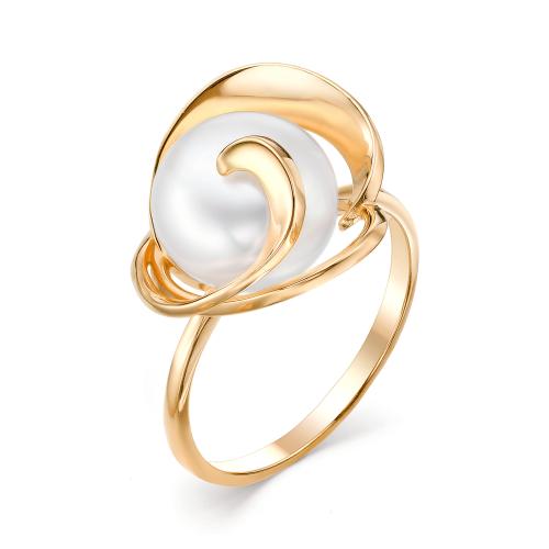 Золотое кольцо с жемчугом DEFLEUR 31374A1