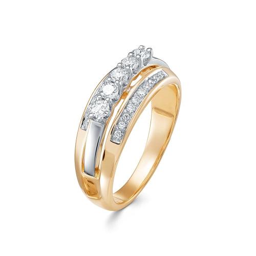 Золотое кольцо с бриллиантом ЛЕТО 316-1120