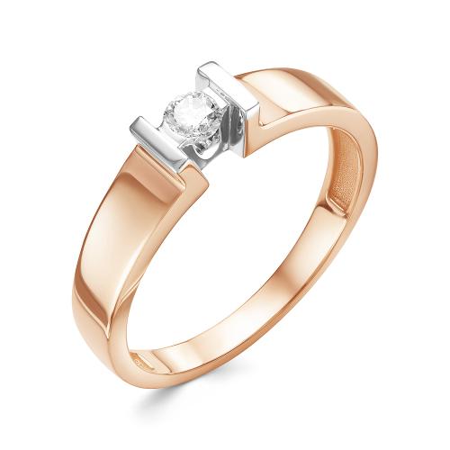 Золотое кольцо с бриллиантом BRILLIANT STYLE 3221-110