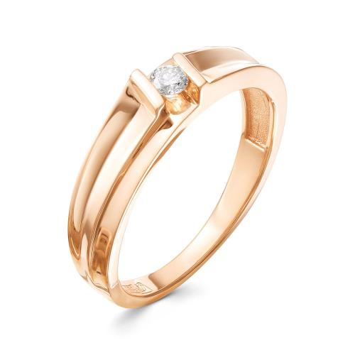 Золотое кольцо с бриллиантом BRILLIANT STYLE 3231-110