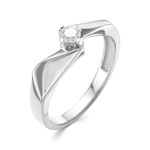 Кольцо из белого золота с бриллиантом BRILLIANT STYLE 3260-11001