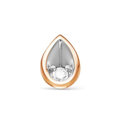 Золотая подвеска с бриллиантом VESNA 3365-151-00-00