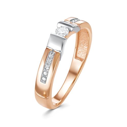 Золотое кольцо с бриллиантом BRILLIANT STYLE 3386-110