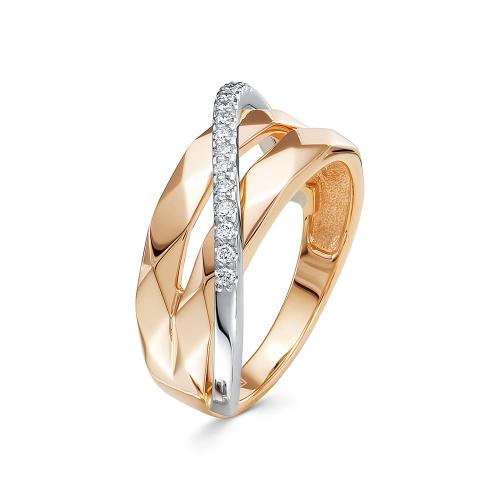 Золотое кольцо с бриллиантом BRILLIANT STYLE 3736-110