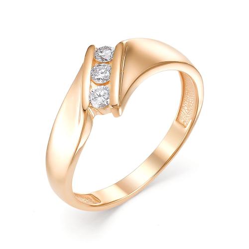 Золотое кольцо с бриллиантом BRILLIANT STYLE 448-110
