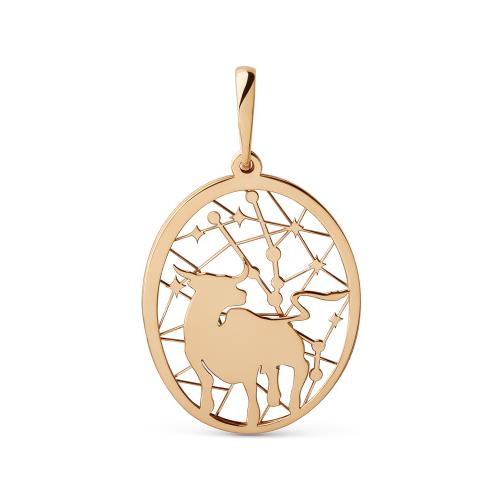Золотая подвеска знак зодиака ДИНАСТИЯ 501528-1000