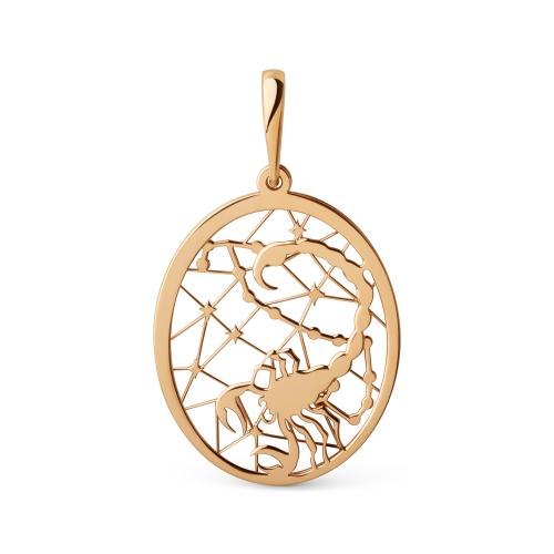 Золотая подвеска знак зодиака ДИНАСТИЯ 501588-1000