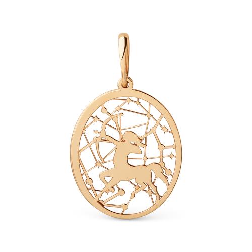 Золотая подвеска знак зодиака ДИНАСТИЯ 501598-1000