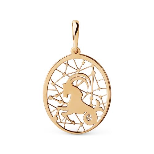 Золотая подвеска знак зодиака ДИНАСТИЯ 501608-1000