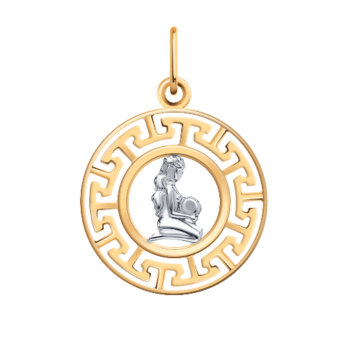 Золотая подвеска АТОЛЛ 5760_дева