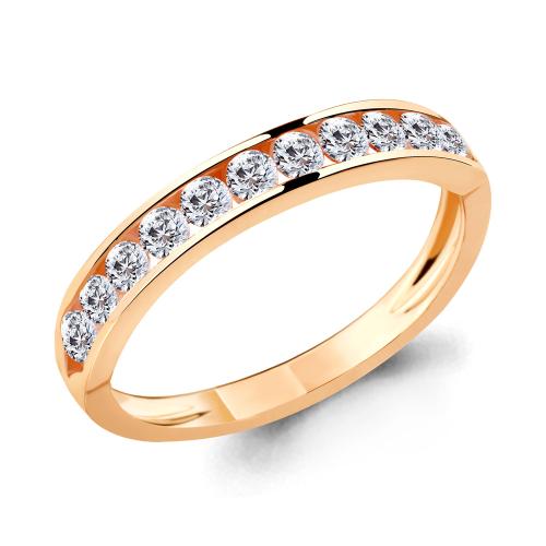 Золотое кольцо дорожка с кристаллом swarovski АКВАМАРИН 63269 Золотое кольцо дорожка с кристаллом swarovski АКВАМАРИН 63269