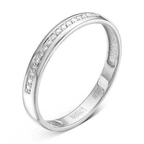 Кольцо дорожка из белого золота с бриллиантом VESNA 7019-251-00-00