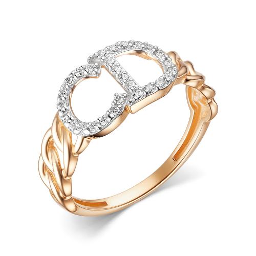 Золотое кольцо с фианитом СОРОКИН 70264900