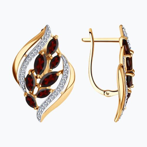 Золотые серьги SOKOLOV 724559