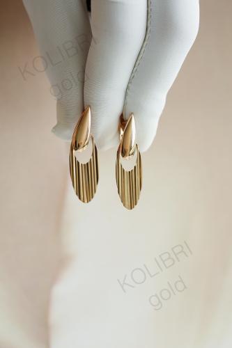 Золотые серьги ДИНАСТИЯ 800582-1000