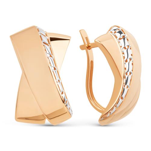 Золотые серьги ДИНАСТИЯ 902562-1002