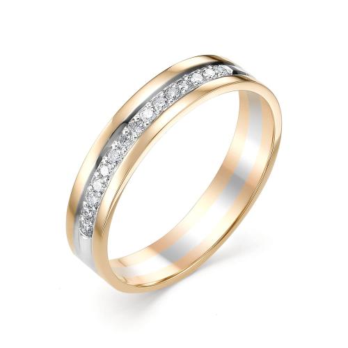 Золотое кольцо дорожка с бриллиантом BRILLIANT STYLE 922-110