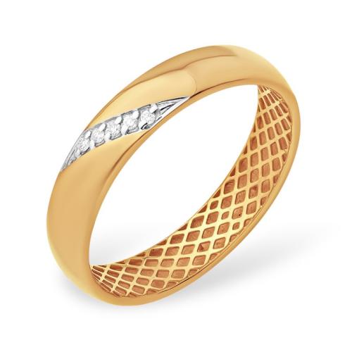 Золотое кольцо дорожка с бриллиантом ЕФРЕМОВ К13110662