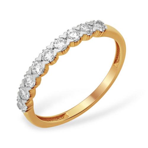 Золотое кольцо дорожка с фианитом ЕФРЕМОВ К13210592