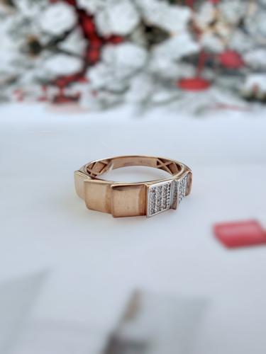 Кольцо с фианитом СЕНАТ К4576-15