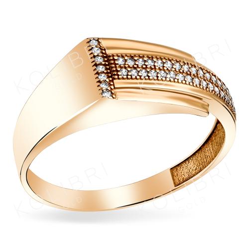 Золотое кольцо с фианитом АТОЛЛ К5661_1 Золотое кольцо с фианитом АТОЛЛ К5661_1