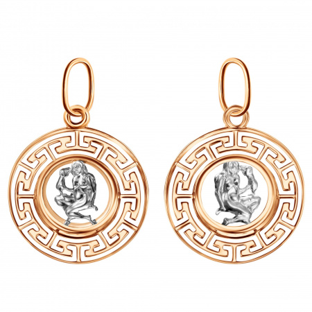 Золотая подвеска знак зодиака ГОЛДЕН ГЛОБ КрСВПдев