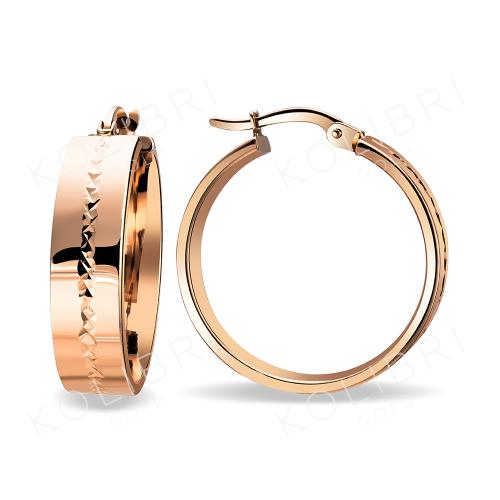 Золотые серьги конго АТОЛЛ С2014_4