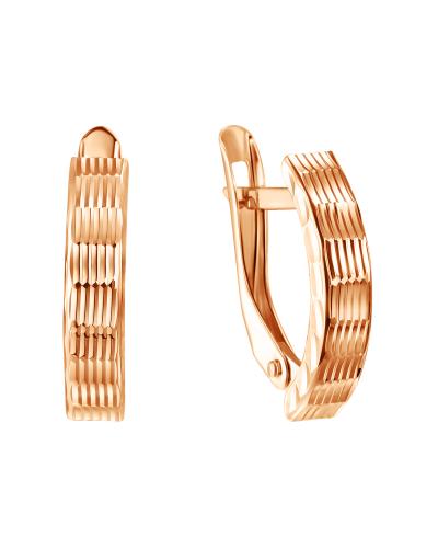 Золотые серьги ГОЛДЕН ГЛОБ Срг01-03