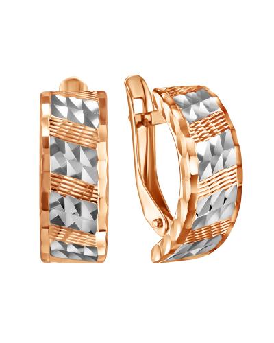 Золотые серьги ГОЛДЕН ГЛОБ Срг02-04