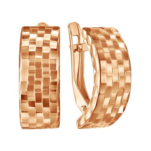 Золотые серьги ГОЛДЕН ГЛОБ Срг02-08