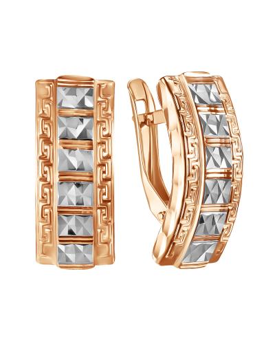 Золотые серьги ГОЛДЕН ГЛОБ Срг03-03