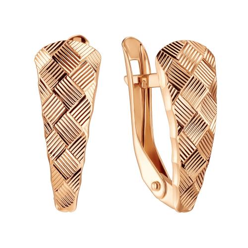 Золотые серьги ГОЛДЕН ГЛОБ Срг06-01