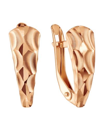 Золотые серьги ГОЛДЕН ГЛОБ Срг06-07