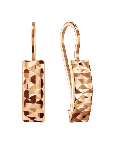 Золотые серьги ГОЛДЕН ГЛОБ Срг19-02