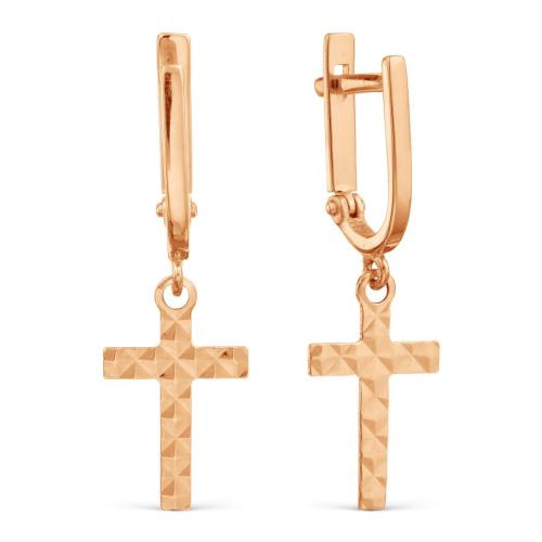 Золотые серьги KARATOV Т100629352