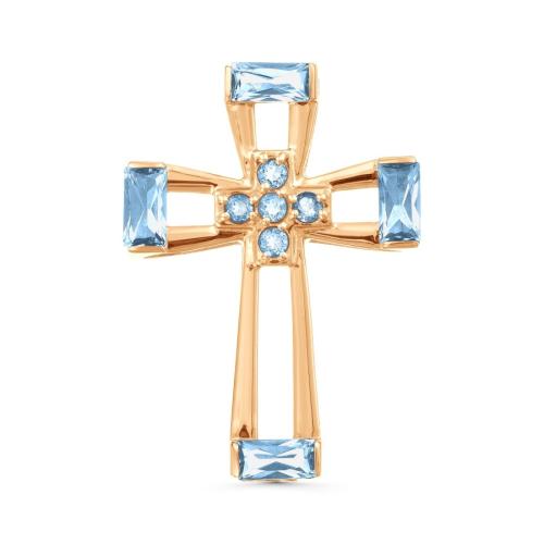 Золотая подвеска с гранатом KARATOV Т10106778 Золотая подвеска с гранатом KARATOV Т10106778