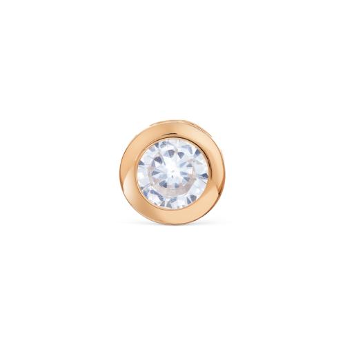 Золотая подвеска с фианитом KARATOV Т102035222