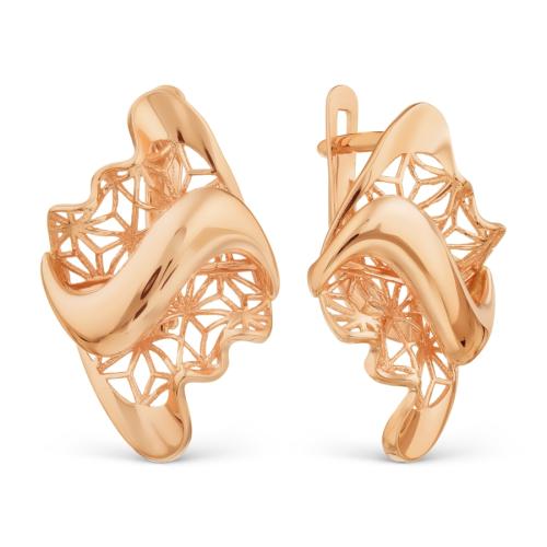 Золотые серьги KARATOV Т110028788