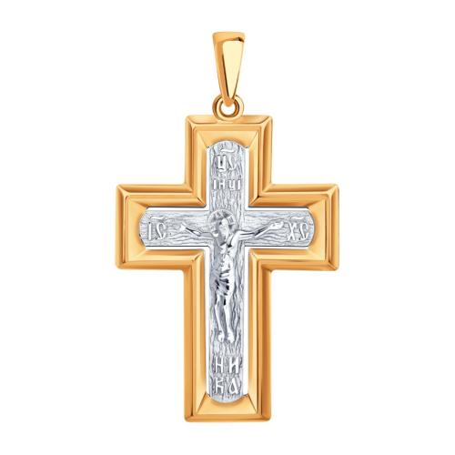 Золотая подвеска крест KARATOV Т13006861