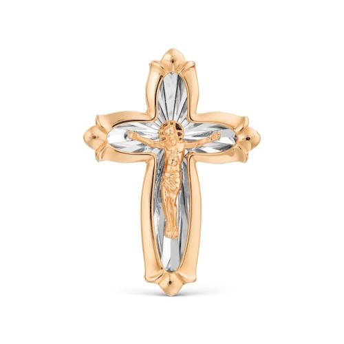 Золотая подвеска крест KARATOV Т13066773