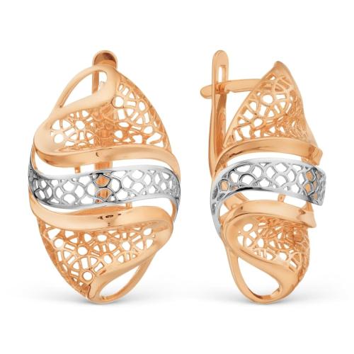 Золотые серьги KARATOV Т140028787